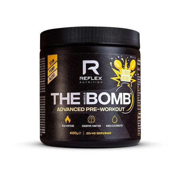 Reflex Nutrition The Muscle Bomb, Lemon Sherbet - 400g pre-workout papildas