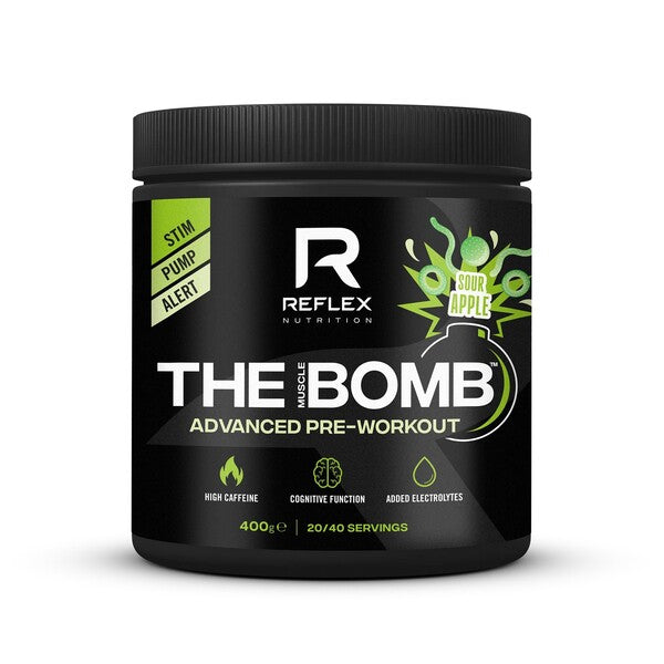 Reflex Nutrition The Muscle Bomb, Sour Apple - 400 g maisto papildas