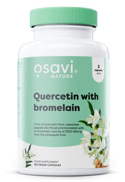 Osavi Quercetin with Bromelain - 120 kapsulių, maisto papildas, antioksidantai, sveikata