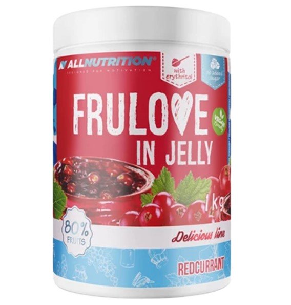 Užkandžių maisto papildas Allnutrition Frulove In Jelly, Redcurrant, 1000 g