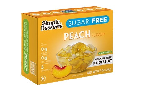 Simply Delish Jel Desert, Peach - 20 g