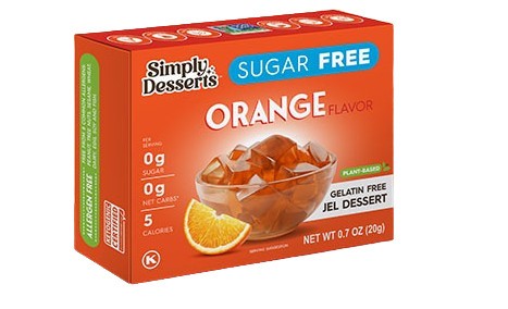 Simply Delish Jel Dessert, Orange - 20 g