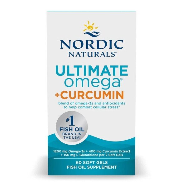 Nordic Naturals Omega kurkumiin, 1200 mg - 60 kapslit