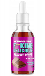 Allnutrition Fitking šokolado skonio skonio lašai, 50 ml