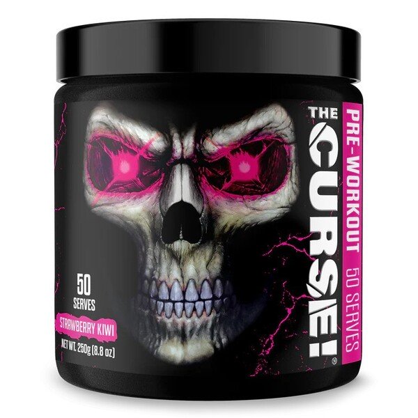 JNX Sports The Curse! prieš treniruotę, braškių ir kivi skonio, 250g