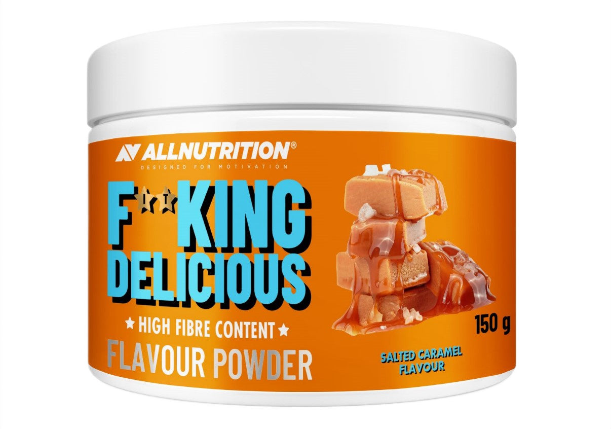 Allnutrition Fitking Saldus karamelės skonio milteliai, 150 g