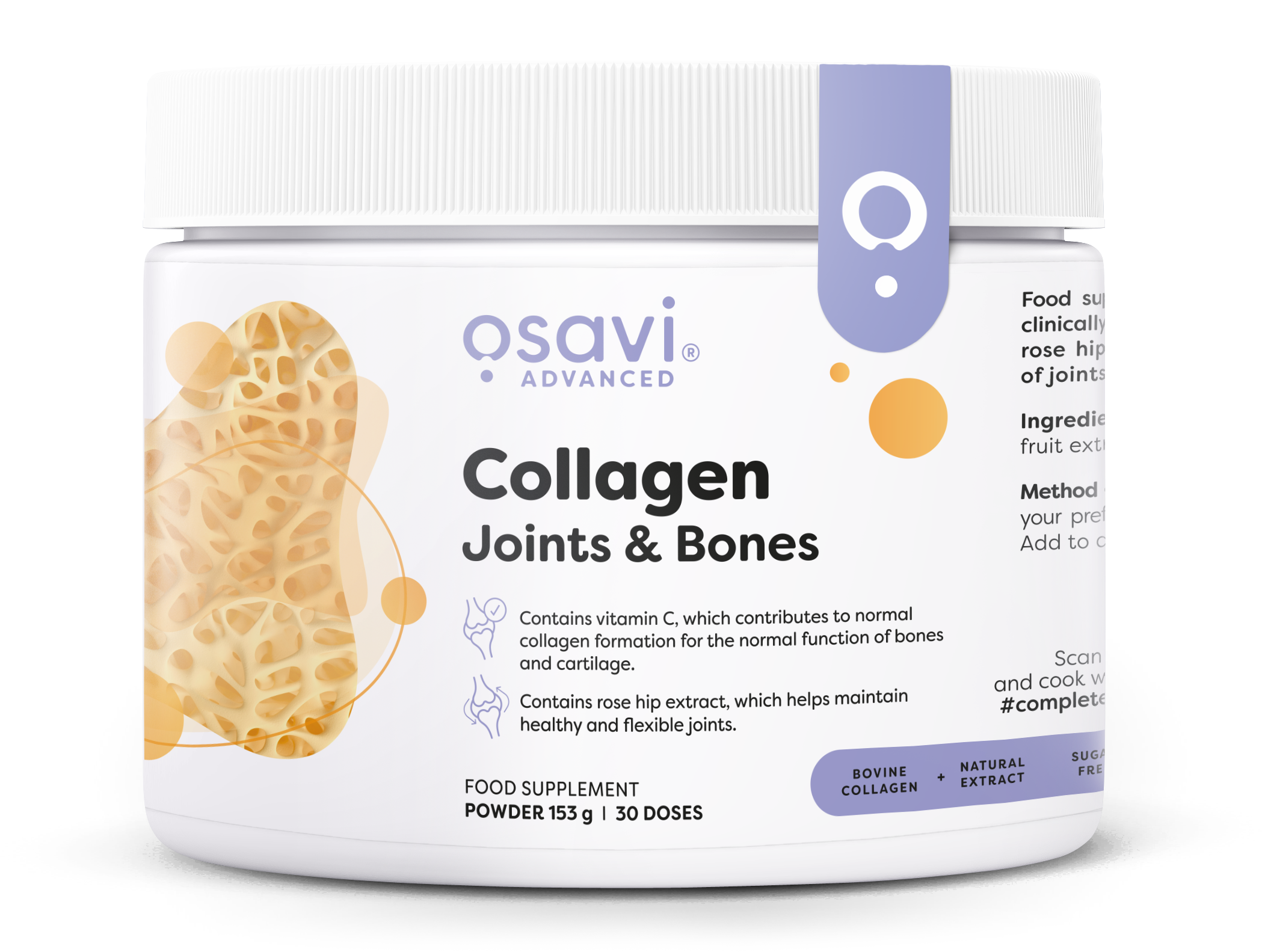 Osavi Collagen Peptides - Joints & Bones - 153 gramų