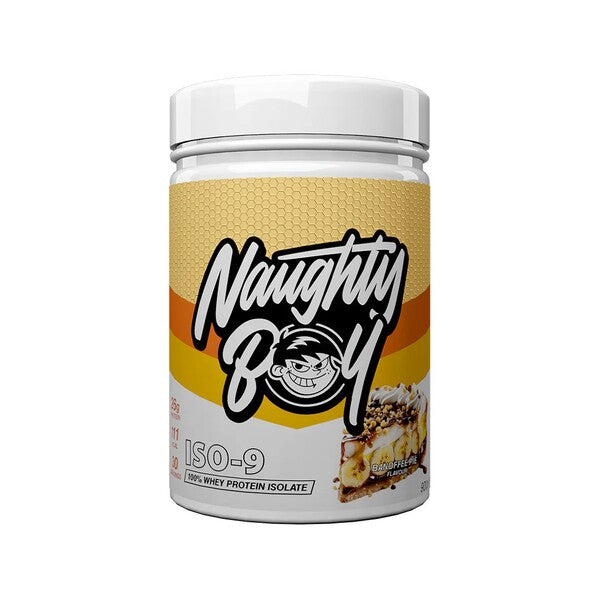 Naughty Boy Iso-9, Banoffee Pie - 900 g maisto papildas