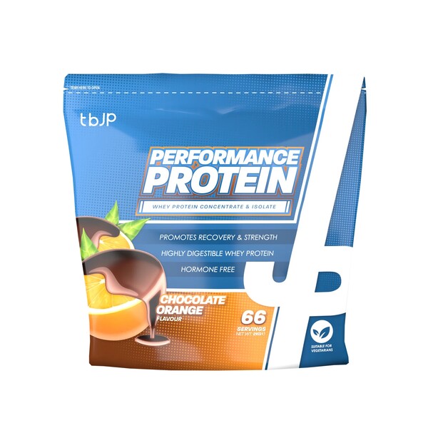 Trained by JP Performance Protein, Chocolate Orange - 2000 gramų, sporto papildas