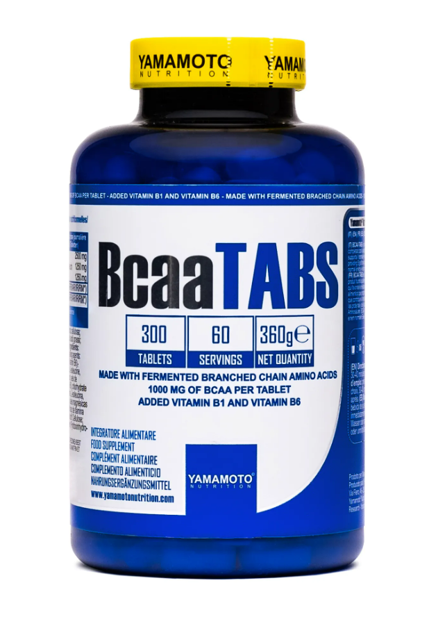 Yamamoto Nutrition BCAA Tabs - 300 tablečių, amino rūgštys, sporto papildas
