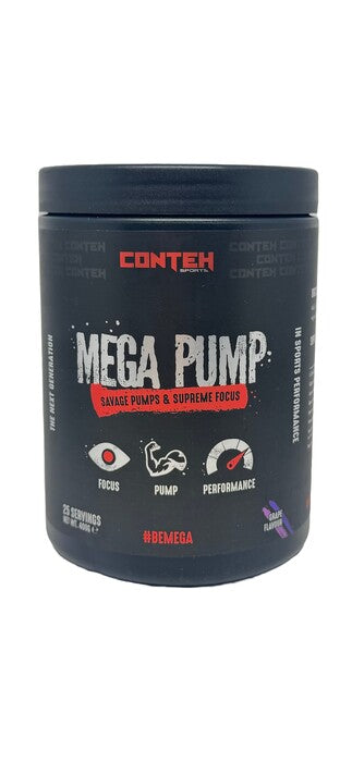 Conteh Sports Mega Pump, Grape - 400 g maisto papildas sportui