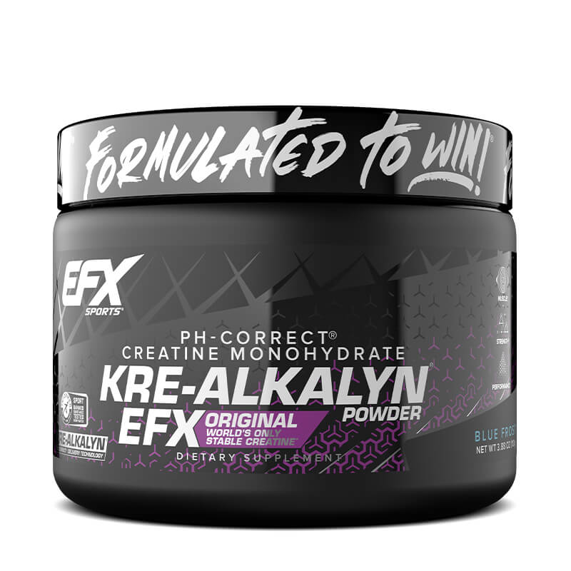 EFX Sports Kre-Alkalyn milteliai, mėlyna Frost, sporto papildas