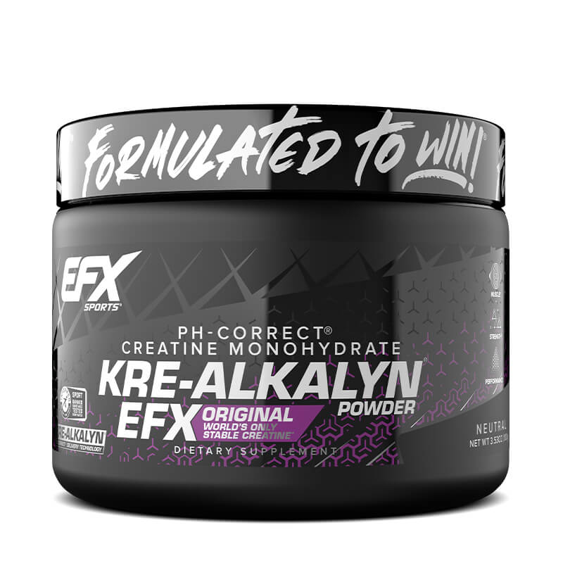EFX Sports Kre-Alkalyn milteliai be skonio, sporto papildas, kreatino papildai