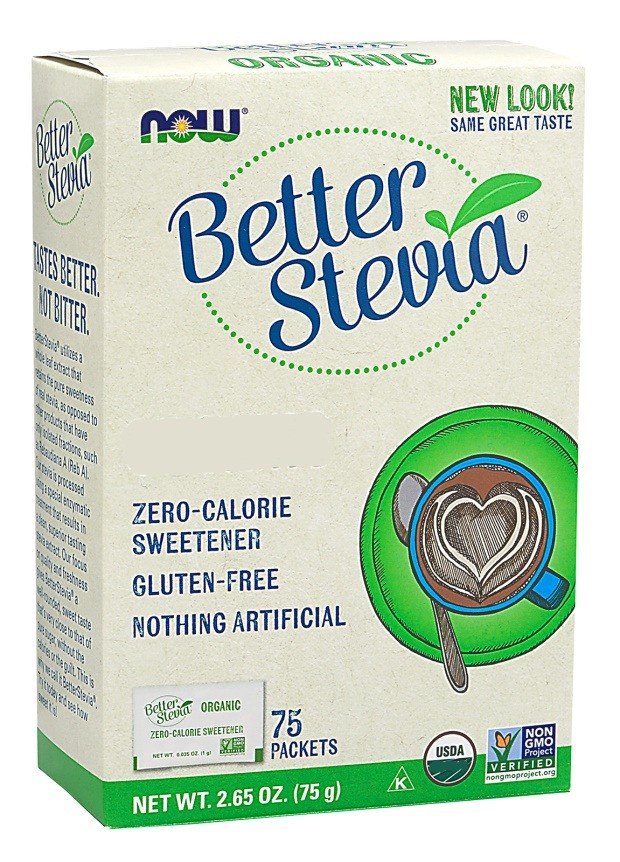 Better Stevia pakeliai, natūralus saldiklis, be glitimo, be dirbtinių priedų, 75 paketėliai