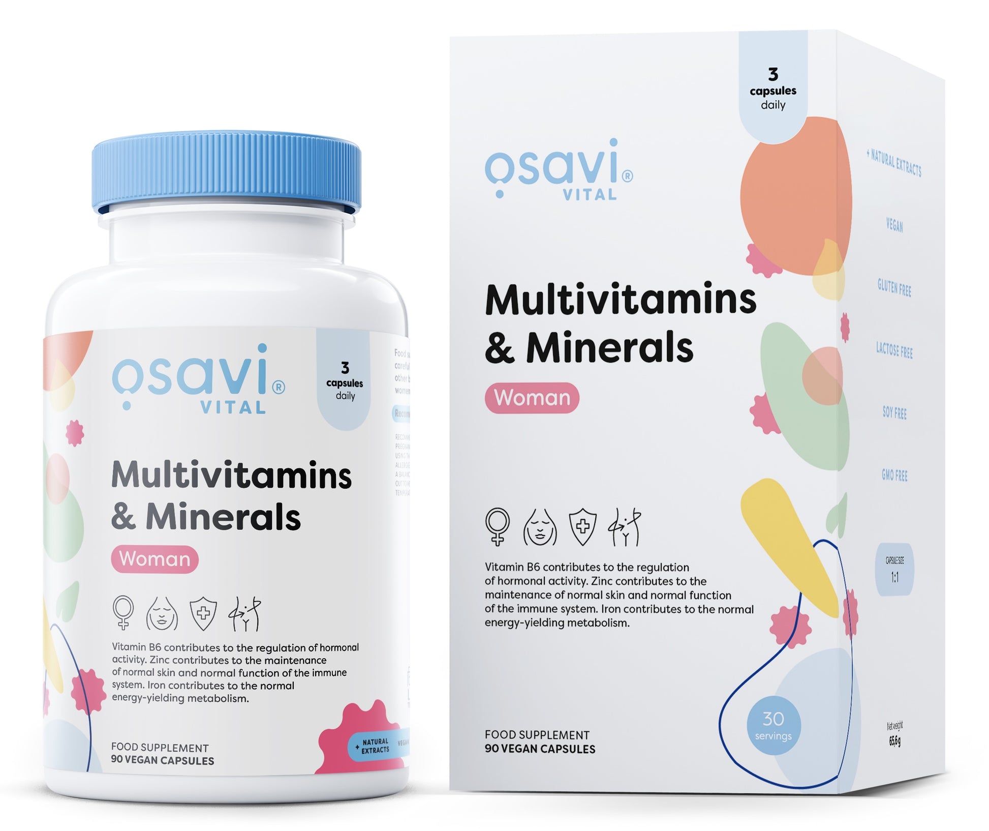 Osavi Multivitaminai ir mineralai Woman - 90 kapsulių