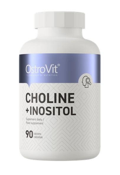 OstroVit Choline + Inositol - 90 tablečių maisto papildas