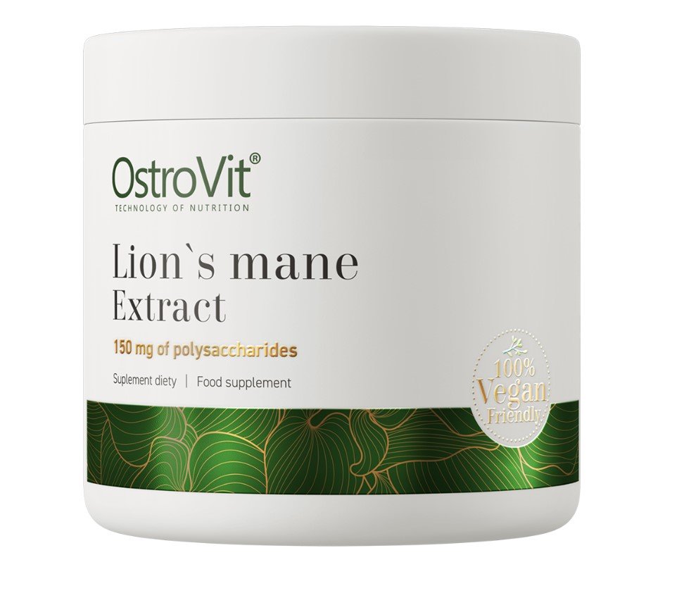 OstroVit Lion's Mane ekstraktas, maisto papildas, vegan