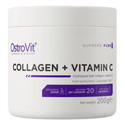 OstroVit Collagen + Vitamin C, Supreme Pure - 200 g maisto papildas