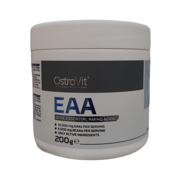OstroVit EAA, Natural - 200 g maisto papildas, amino rūgštys