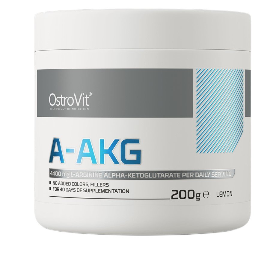 OstroVit A-AKG, Lemon - 200 g maisto papildas