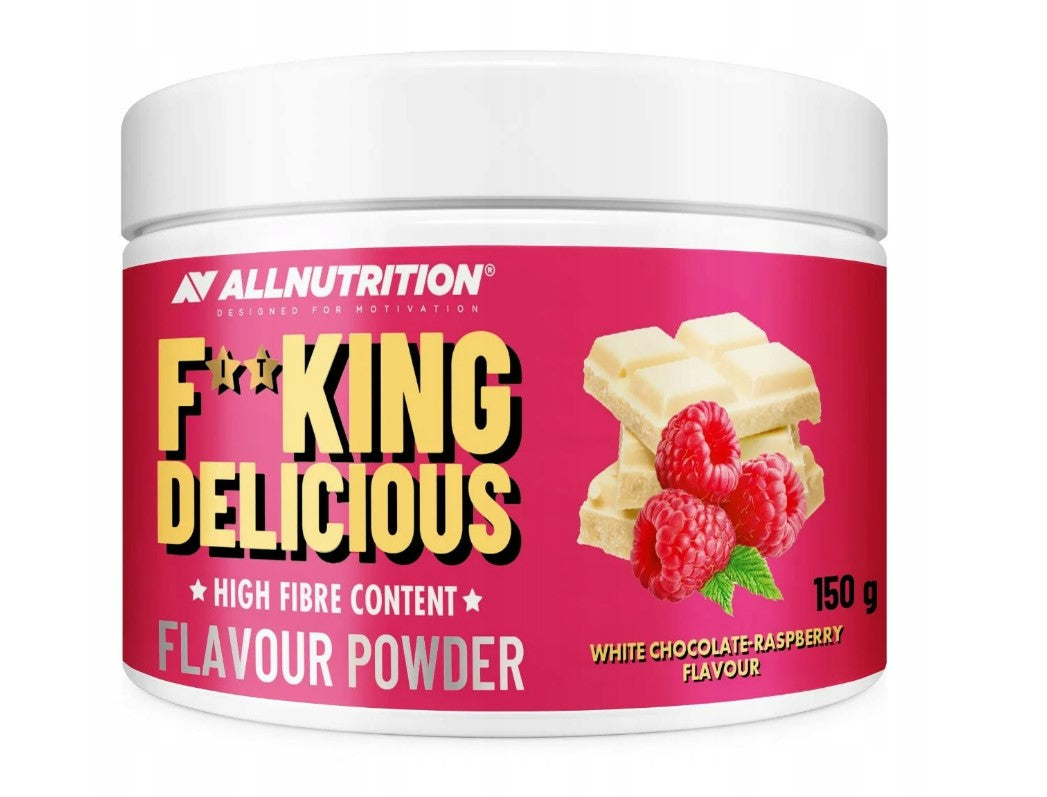 Allnutrition F*King Delicious milteliai, baltoji šokoladas-avietės, 150 g