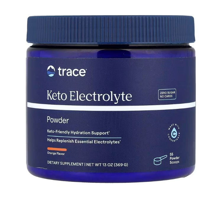 Trace Minerals Keto Elektrolitai, apelsinų skonis, 369 g