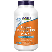 NOW Foods Super Omega EPA kapsulės, žuvų aliejus, EFA, Omega-3, sveikatos papildas