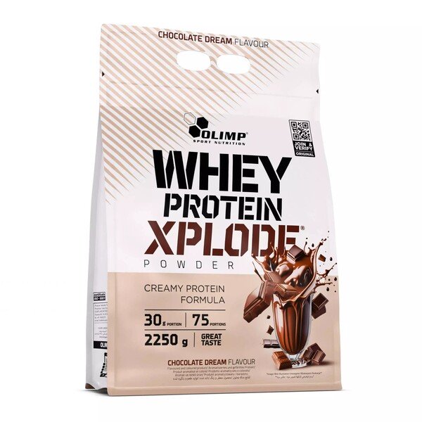 Olimp Whey Protein Xplode, šokolado skonio, 2250 g