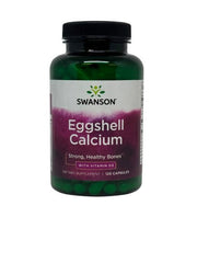 Swanson Eggshell Calcium D-3-vitamiiniga - 120 kapslit