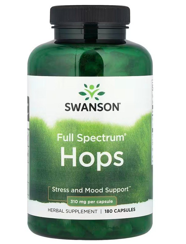 Swanson Hops kapsulės sveikatai