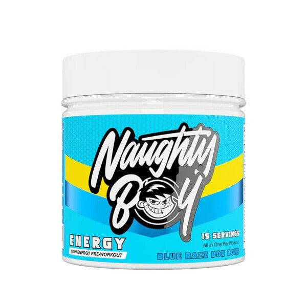 Naughty Boy Energy, Blue Razz Bon Bons - 195 g maisto papildas