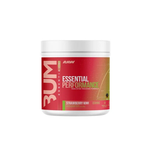 Raw Nutrition Bum Essential Performance, Strawberry Kiwi - 610 g maisto papildas sportui