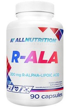 Allnutrition R-ALA, 200mg - 90 kapsulių, maisto papildas svorio kontrolei