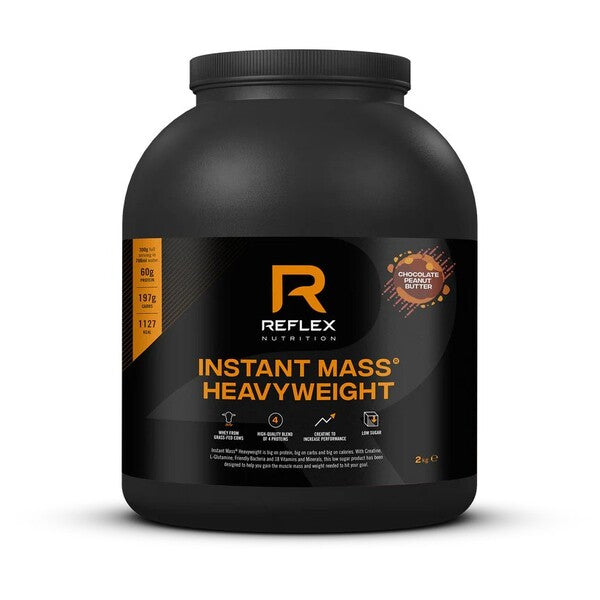 Reflex Nutrition masės papildas, šokolado žemės riešutų sviestas, 2000 g
