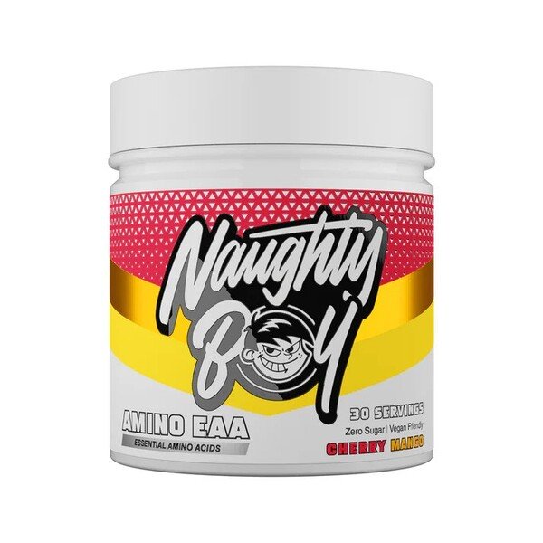 Naughty Boy Amino EAA, Cherry Mango - 345 g maisto papildas
