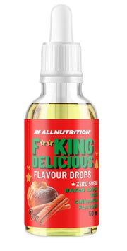 Allnutrition Fitking skysti papildai, obuolių ir cinamono skonis, 50 ml