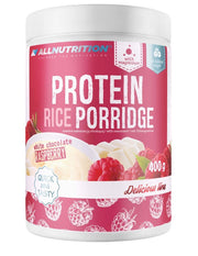 Allnutrition baltymų ryžių košė, balta šokolado-avietės, 400 g