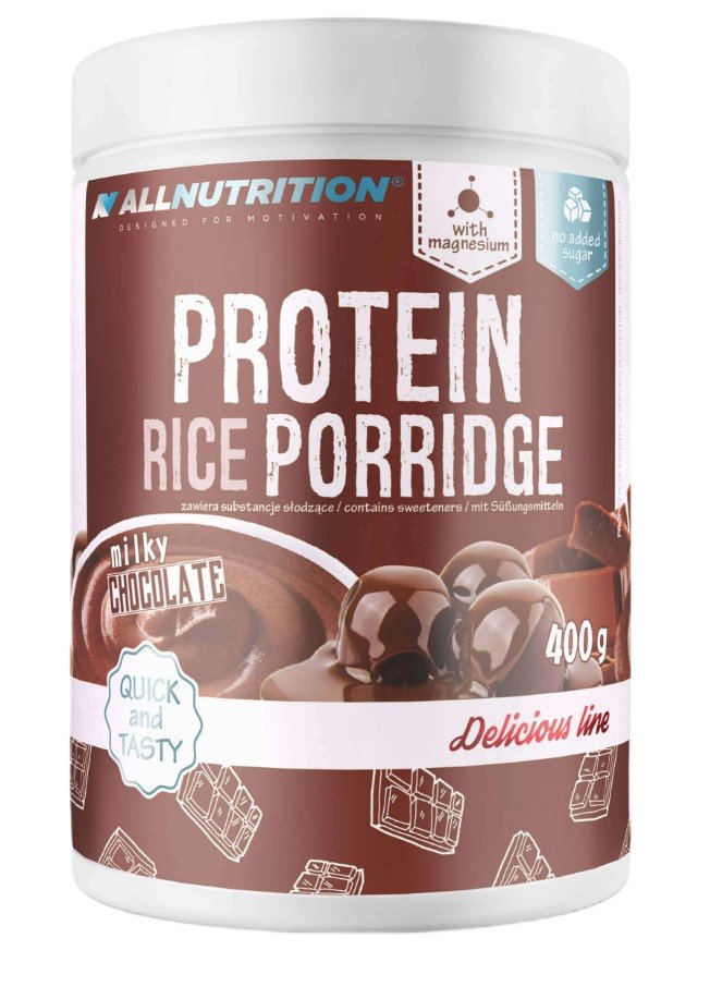Allnutrition baltymų ryžių košė, šokoladas, 400 g