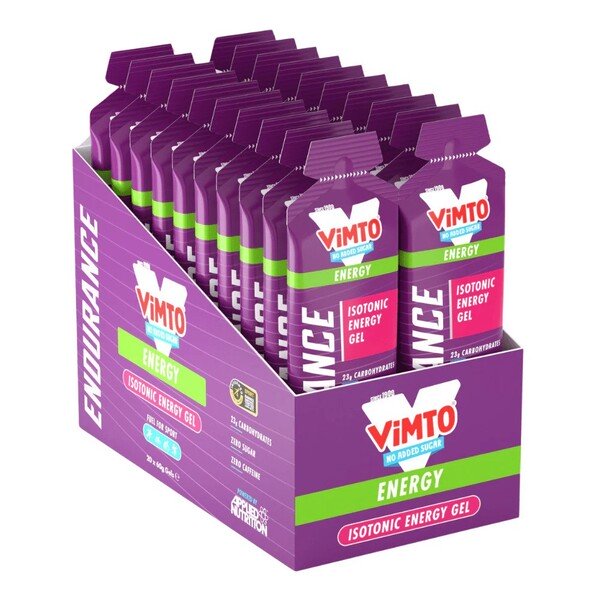 Vimto energijos gelis, isotoniškas, 20 vnt., sporto papildas