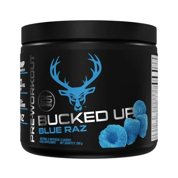 Bucked Up Pre-Workout, Blue Raz - 290 g maisto papildas