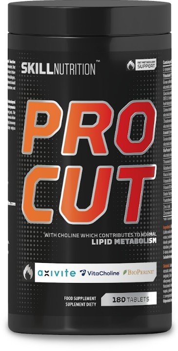 Svorio kontrolės maisto papildas, Pro Cut, 180 tablečių