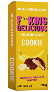 Allnutrition Fitking Delicious Cookie Banana Peanut Butter be galo cukraus