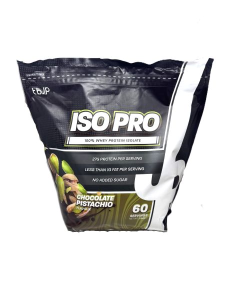 Maisto papildas ISO PRO, šokolado pistacijų skonis, 1800 g