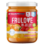 Allnutrition Frulove Jelly mangų ir braškių uogienė 500 g