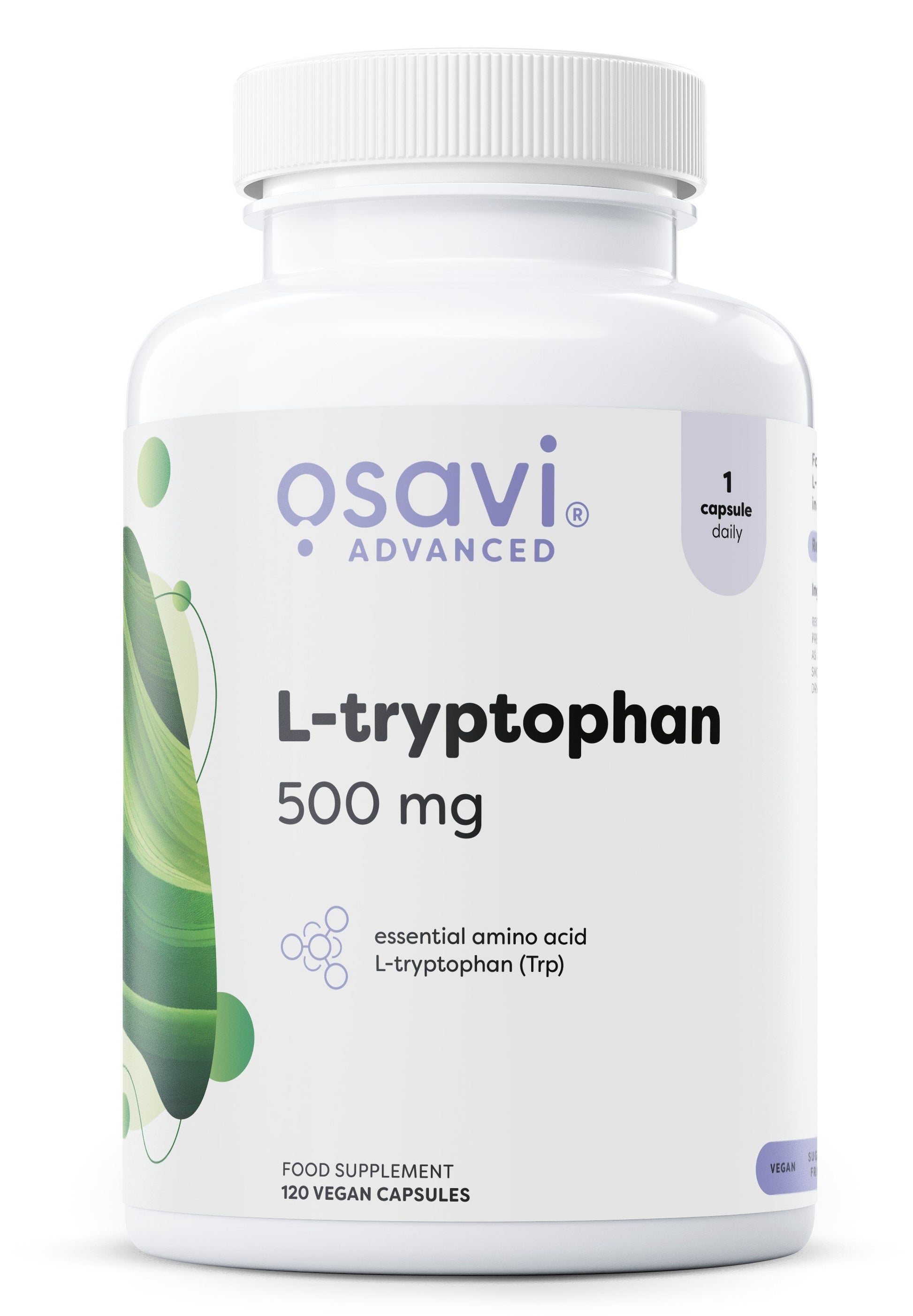 Osavi L-tryptophan, 500mg - 120 kapsulių maisto papildas