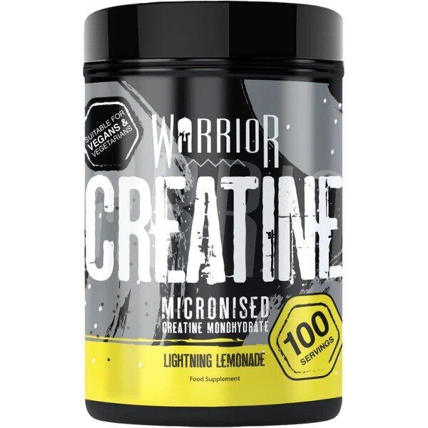 Warrior Creatine, Lightning Lemonade - 500 g maisto papildas