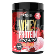 Warrior vadakuvalk + kreatiin, maasikakreem - 500 grammi