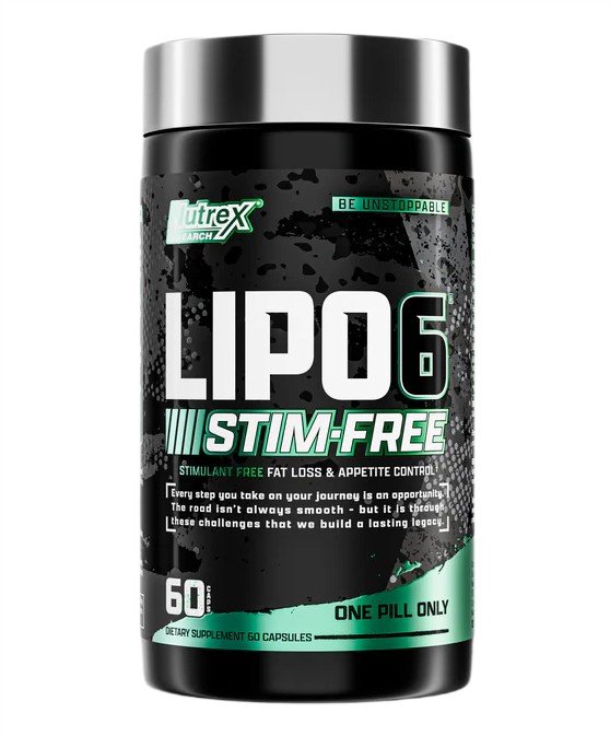Nutrex Lipo-6 Stim-Free kapsulės, lieknėjimo papildas