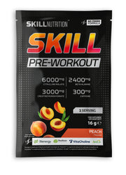 Skill Pre-Workout Peach maisto papildas sportui