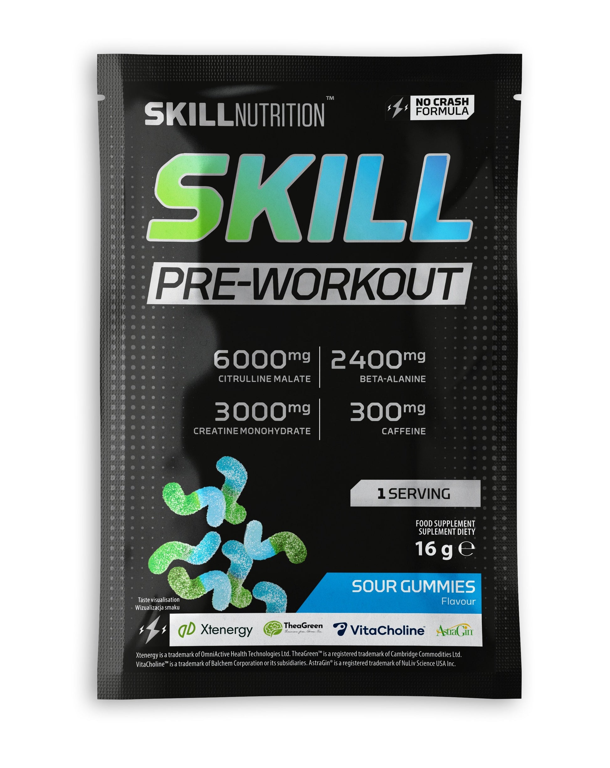 Pre-workout saldainiai